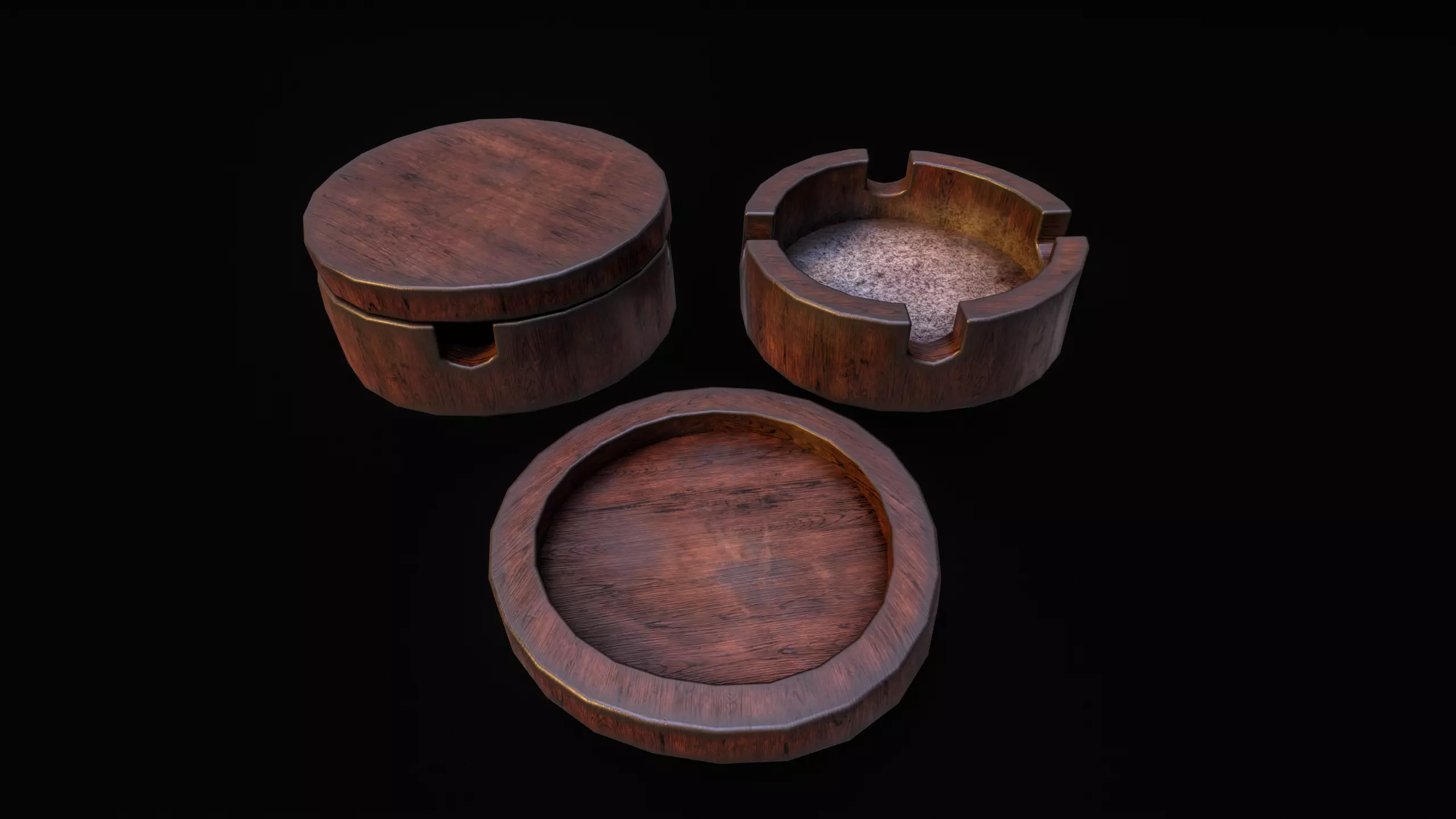 Smoking Set-01 Low-poly 3D model_18