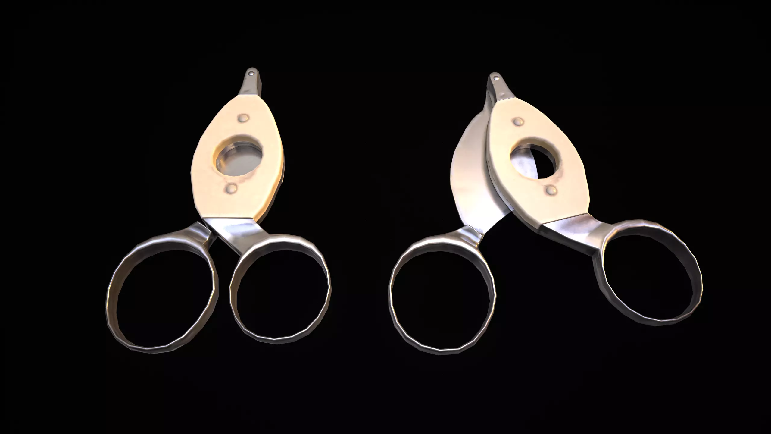 Smoking Set-01 Low-poly 3D model_19