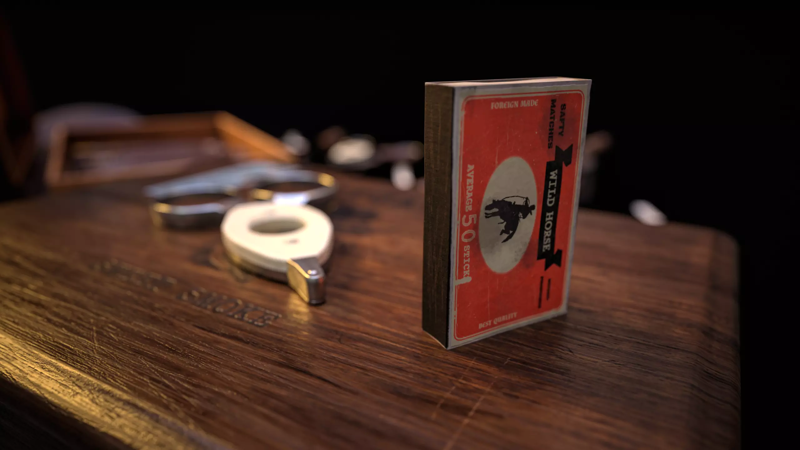 Smoking Set-01 Low-poly 3D model_14