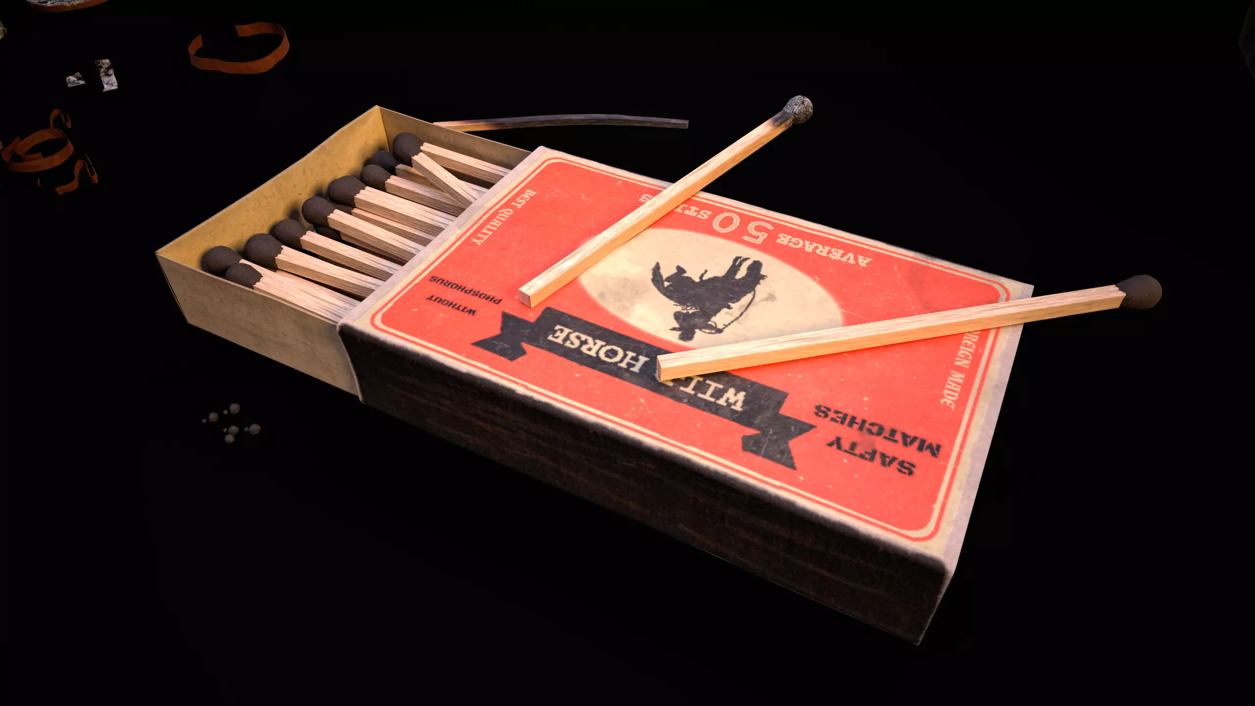 Smoking Set-01 Low-poly 3D model_13