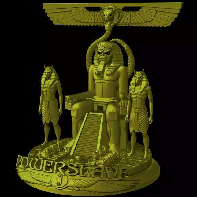 DIORAMA POWERSLAVE PHARAOH 3D print model_0