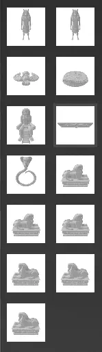 DIORAMA POWERSLAVE PHARAOH 3D print model_2