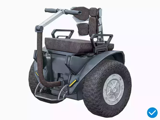 Self Balancing Wheelchair Seat Segway PBR Low-poly 3D model