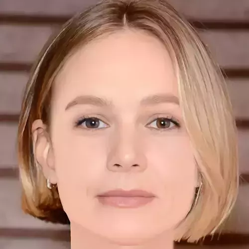 Carey Mulligan Head - No Hair - Low poly head for game
