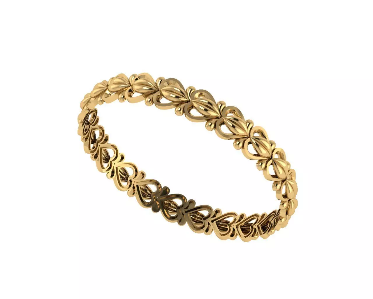 Heart Bracelet 3D print model