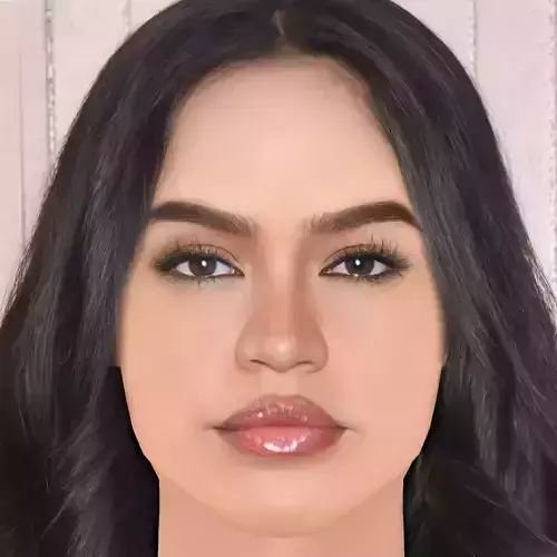 Cassie Ventura Head - No Hair - Low poly head for game