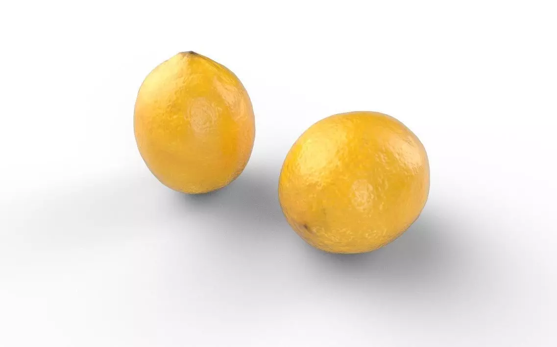 Lemon M02 Low-poly 3D model_3