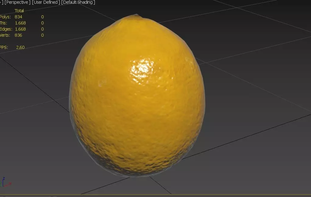 Lemon M02 Low-poly 3D model_2