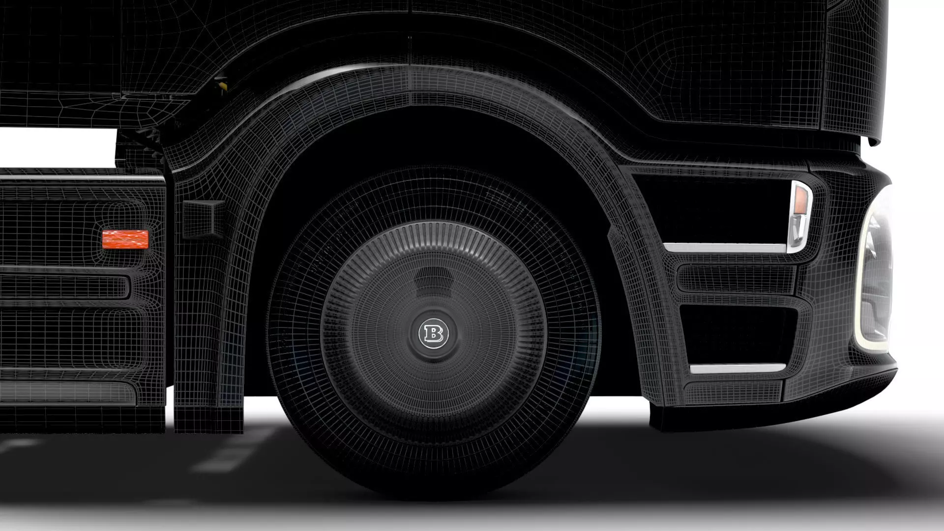 Brabus eActros Pro600 4x2 Tractor 2026 3D model_24