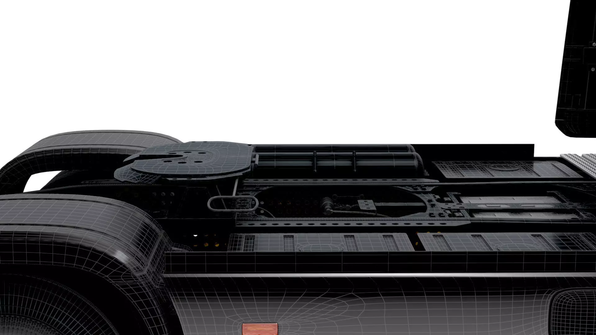 Brabus eActros Pro600 4x2 Tractor 2026 3D model_16