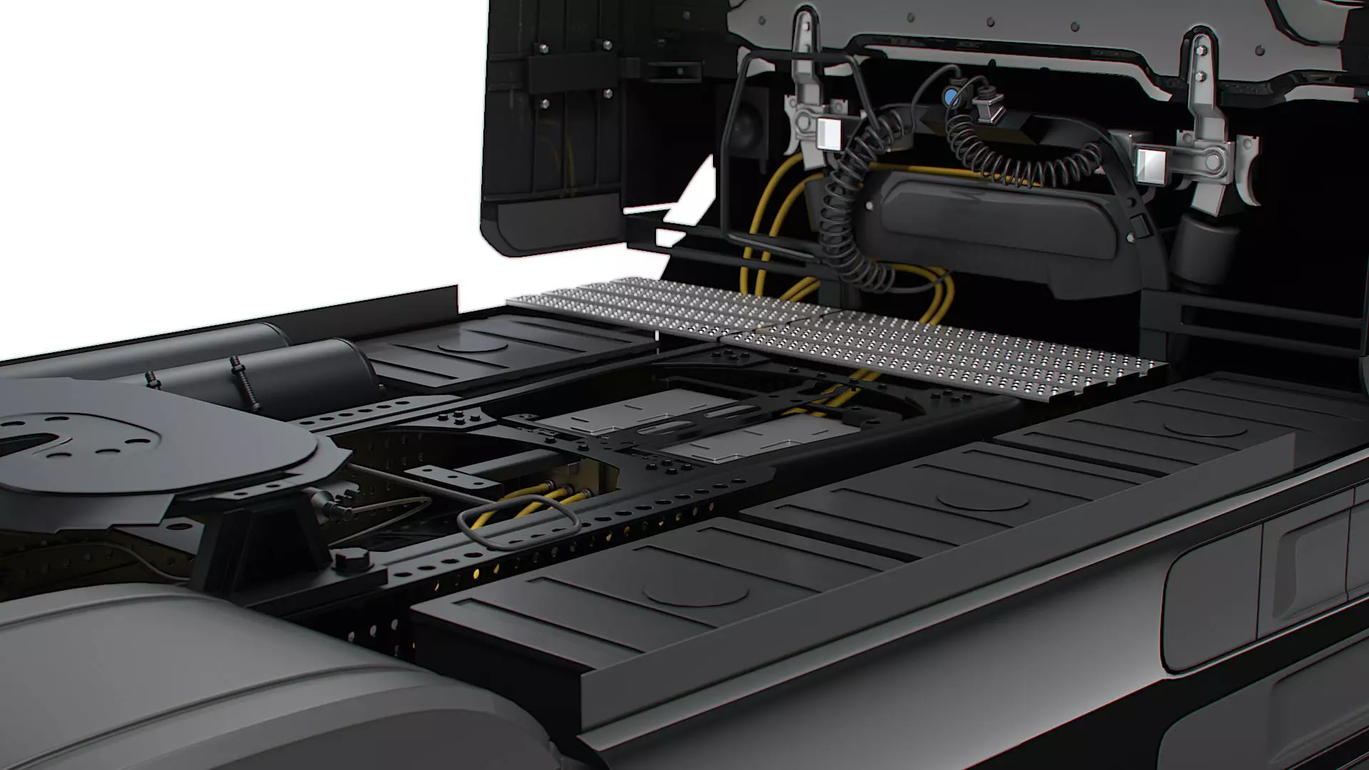 Brabus eActros Pro600 4x2 Tractor 2026 3D model_11