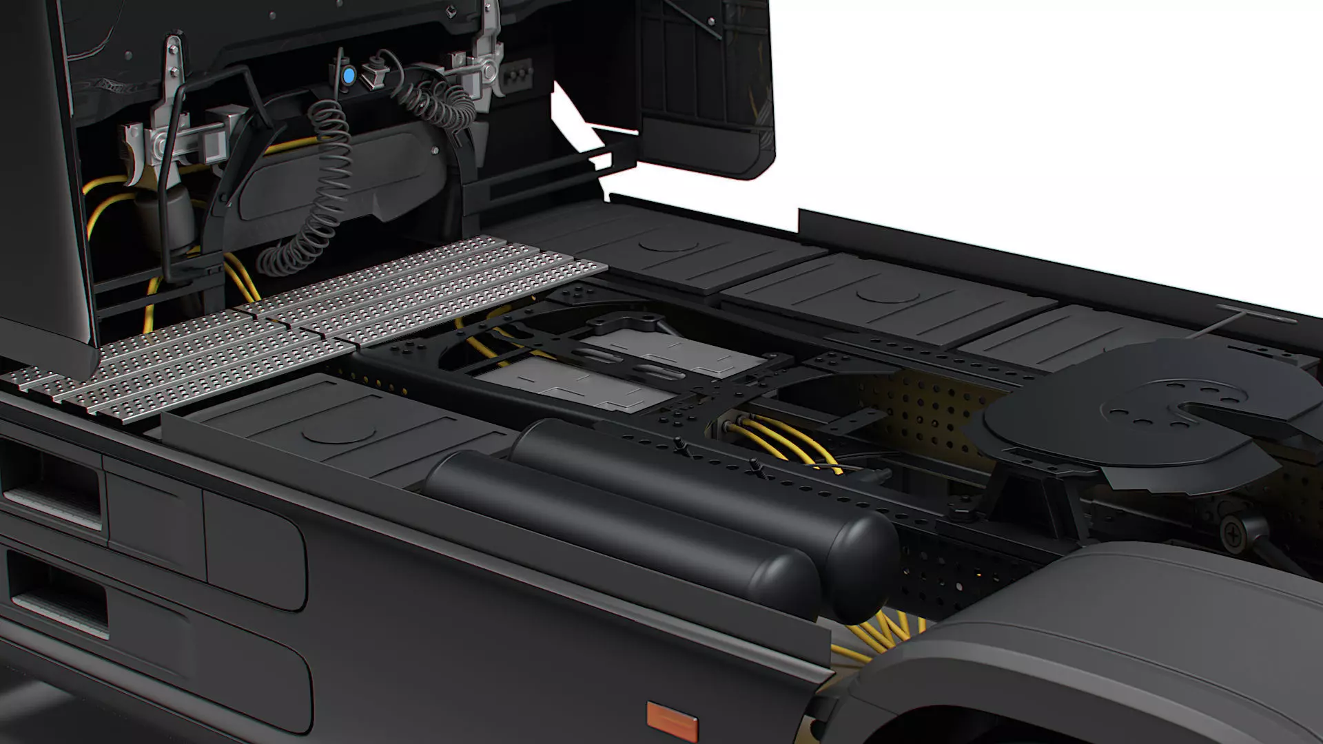 Brabus eActros Pro600 4x2 Tractor 2026 3D model_2