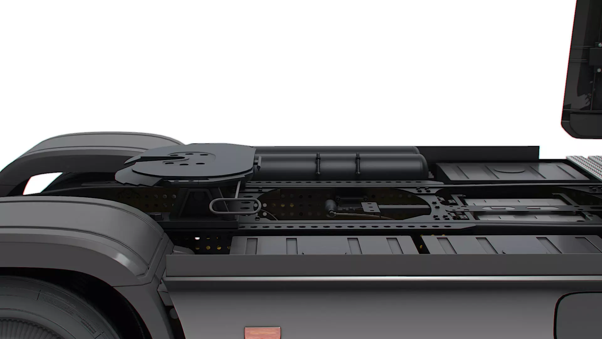 Brabus eActros Pro600 4x2 Tractor 2026 3D model_1