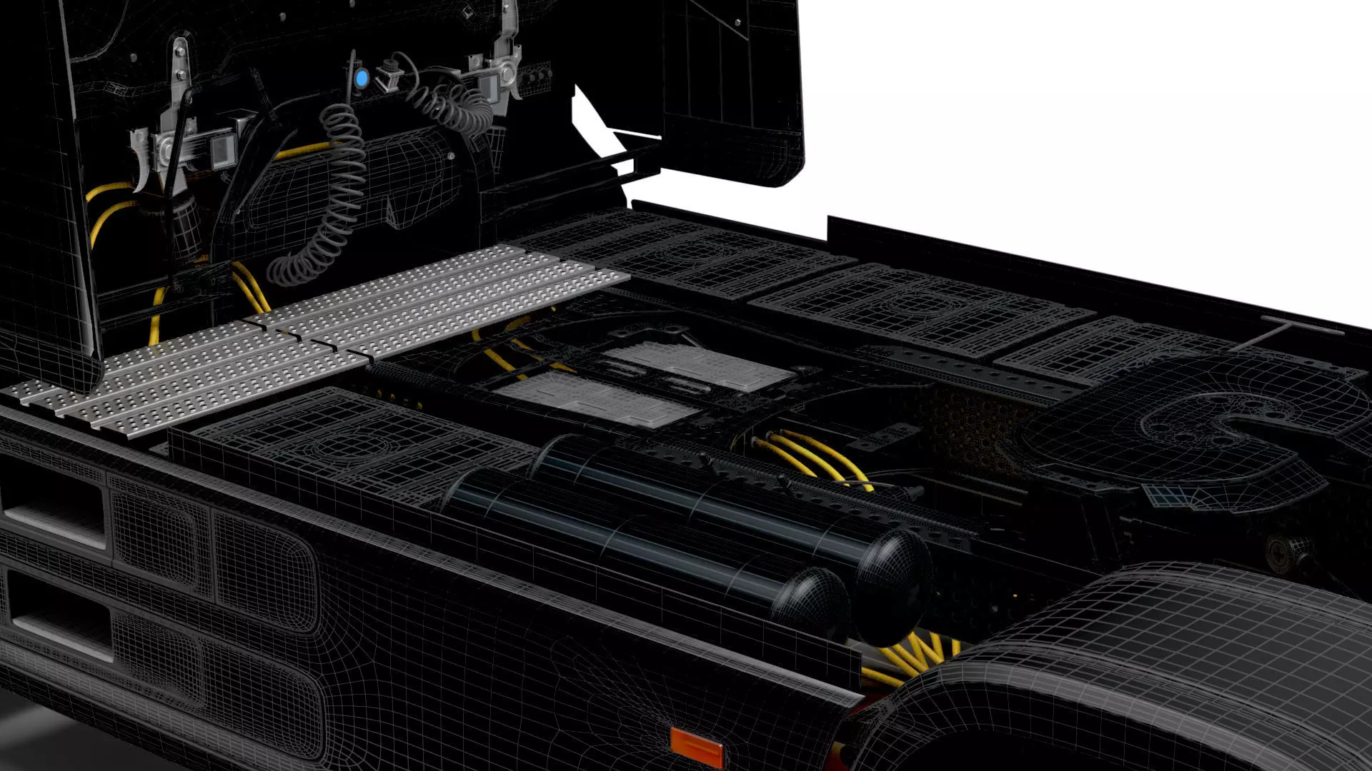 Brabus eActros Pro600 4x2 Tractor 2026 3D model_17