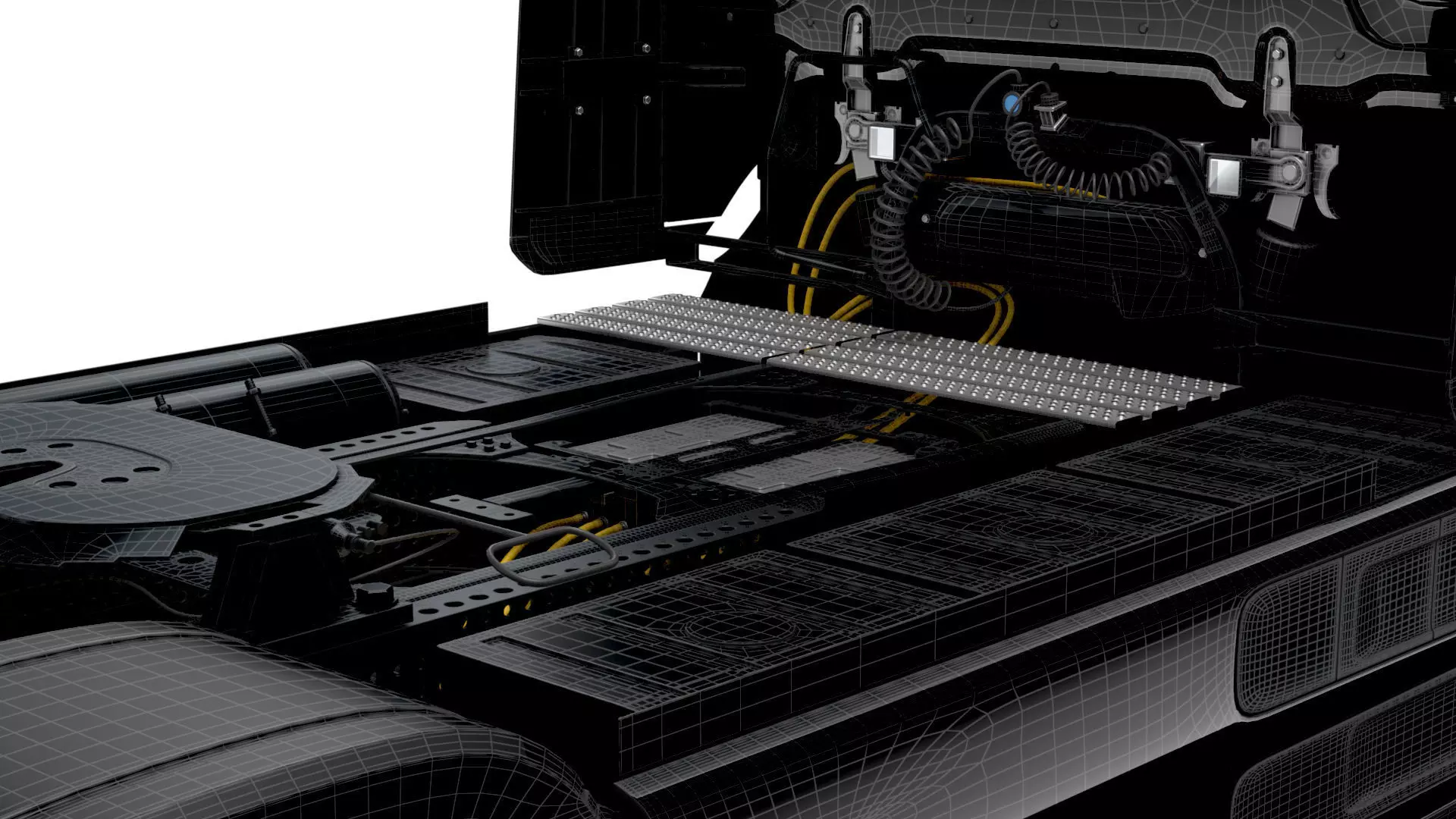 Brabus eActros Pro600 4x2 Tractor 2026 3D model_26