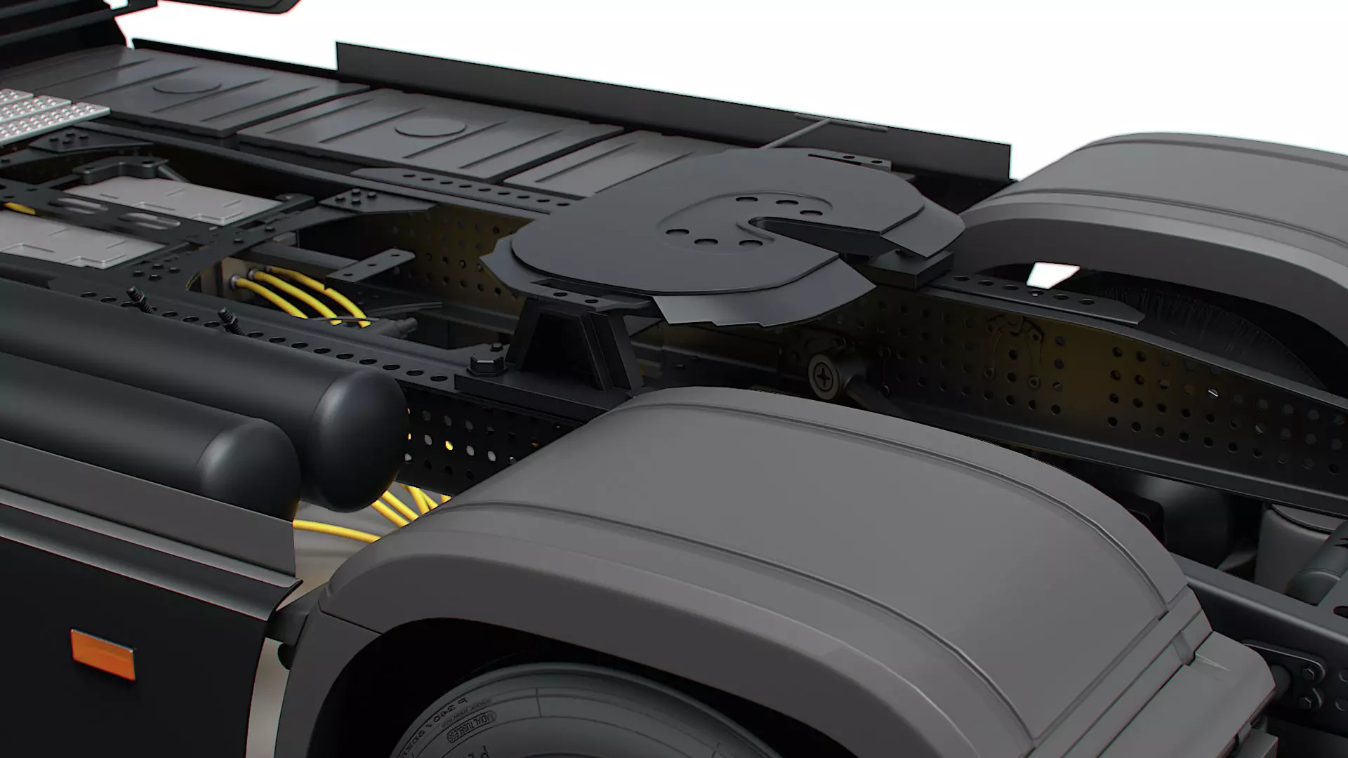 Brabus eActros Pro600 4x2 Tractor 2026 3D model_12