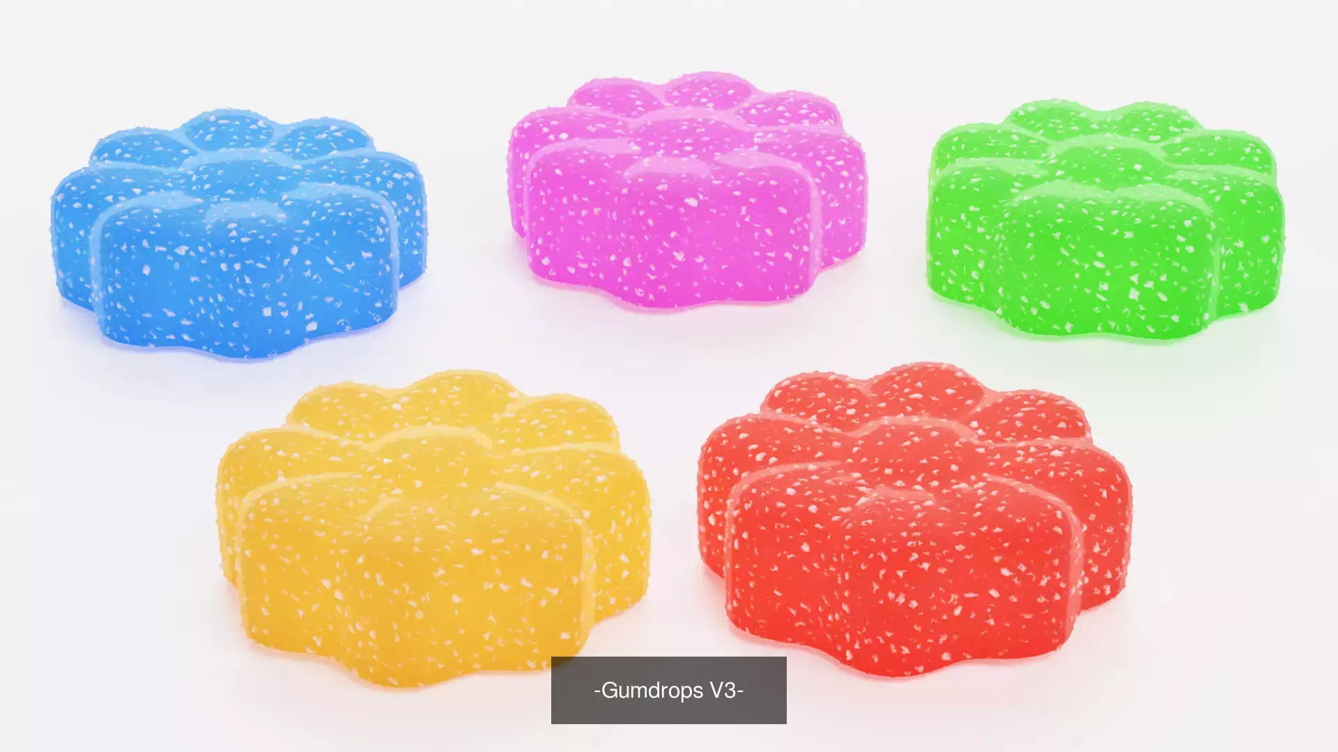 -Gumdrops- 3D Model Collection_3