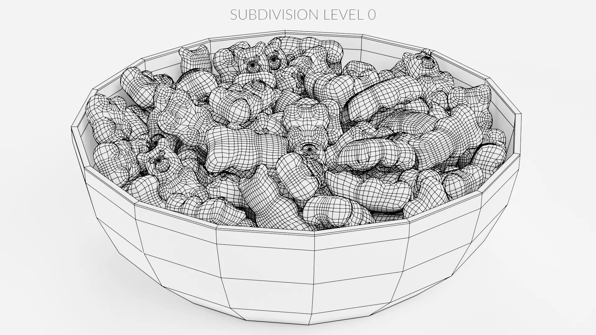 -Gummy Bears on Bowl- 3D model_8