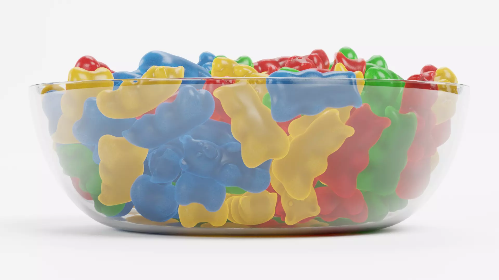-Gummy Bears on Bowl- 3D model_3