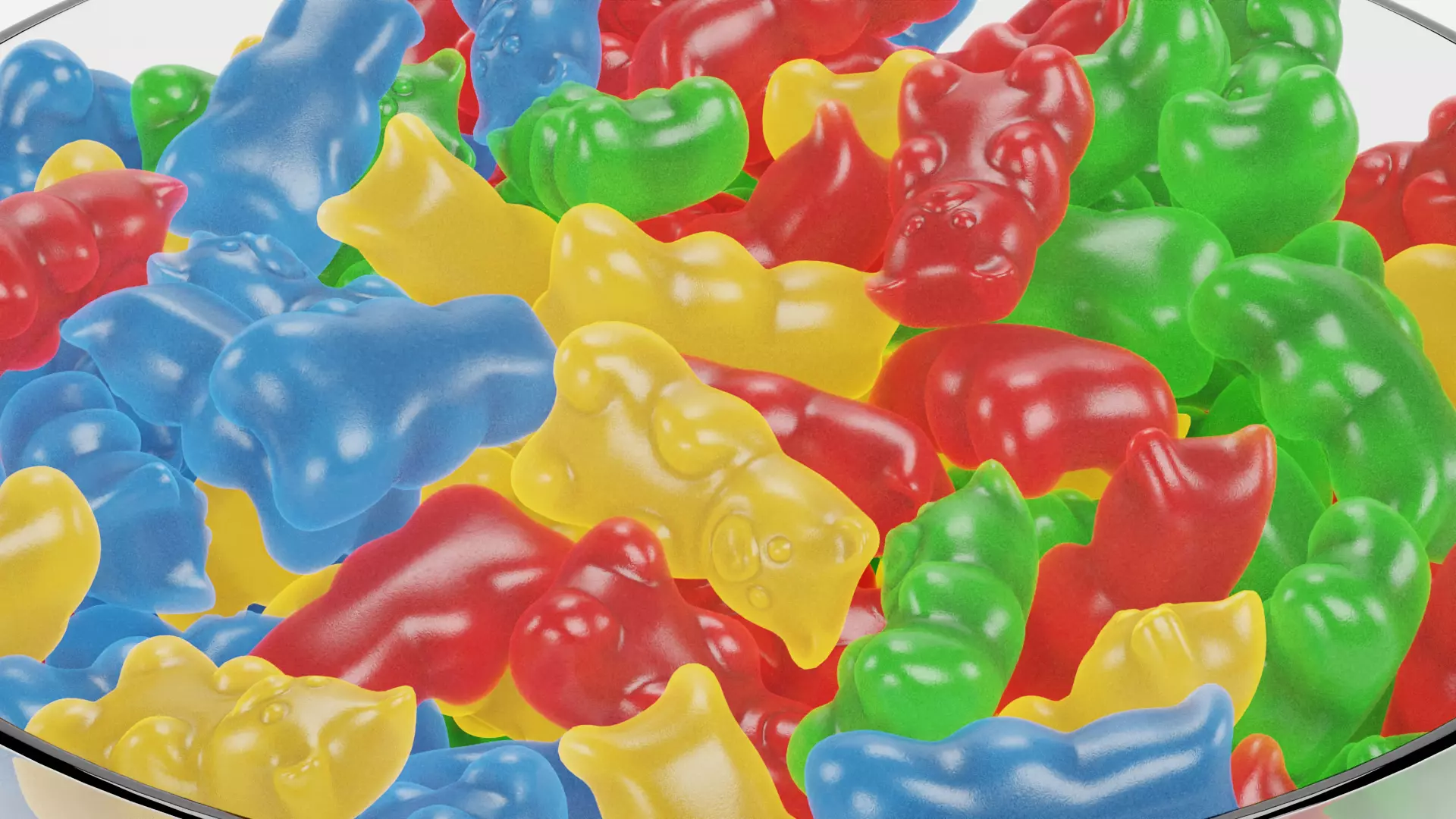 -Gummy Bears on Bowl- 3D model_5