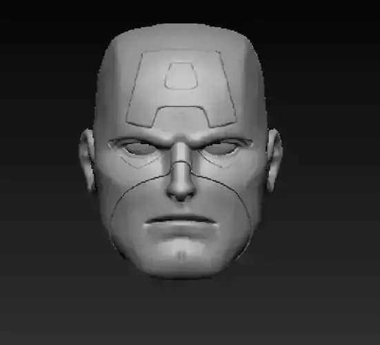 EMH Captain America Head for Marvel Legends 3D print model