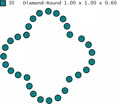 Gold Clover Gem Pendant 3D Printable Model 3D print model_6