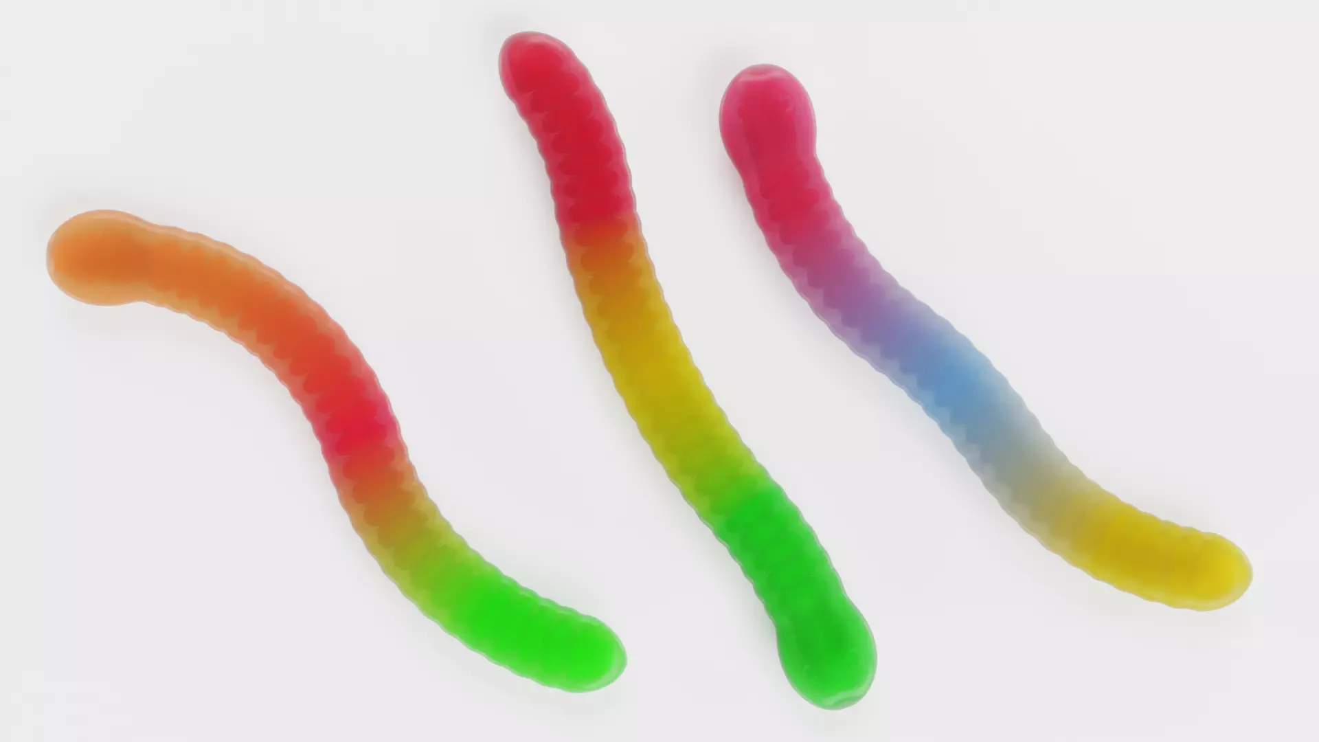 -Gummy Worms- 3D model_8