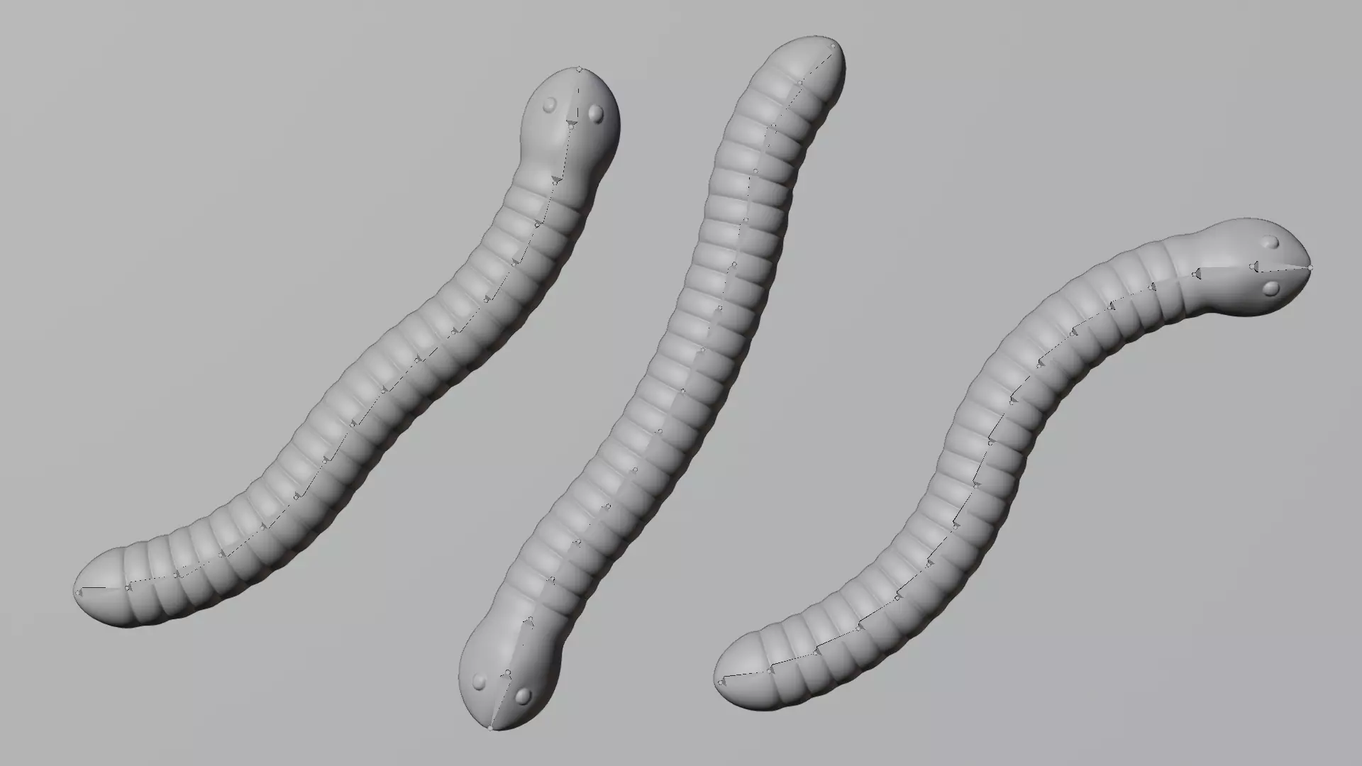 -Gummy Worms- 3D model_2