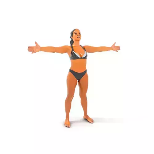 Athletic Female Figure model pack