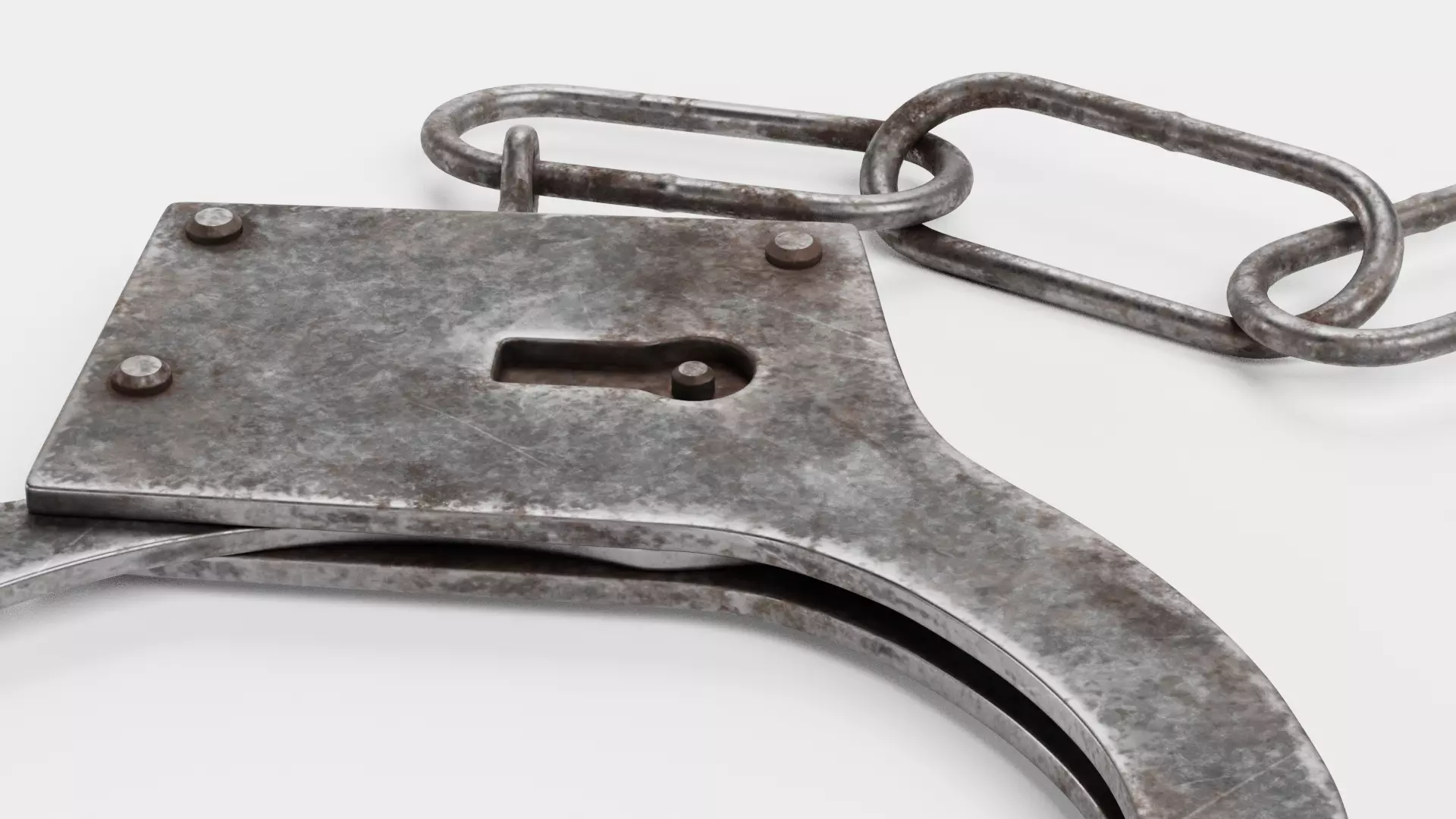 -Old Handcuffs- 3D model_6