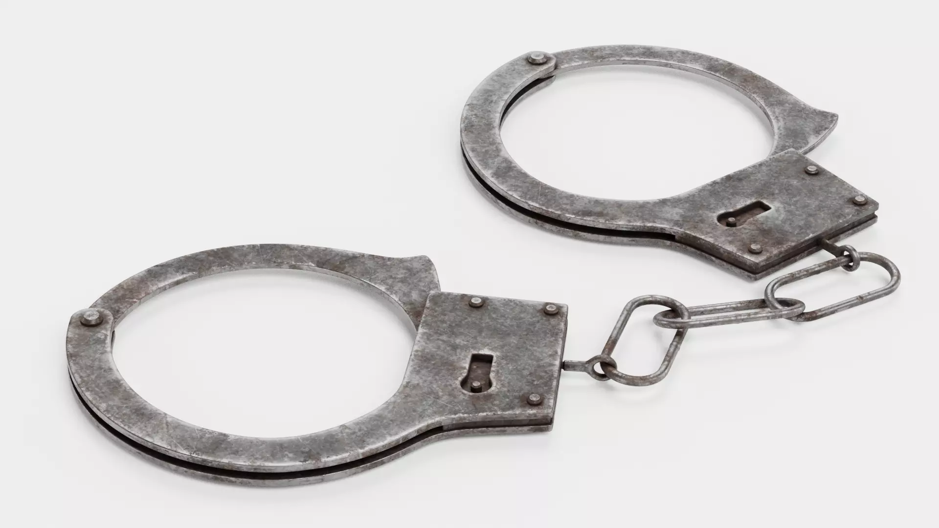 -Old Handcuffs- 3D model_4