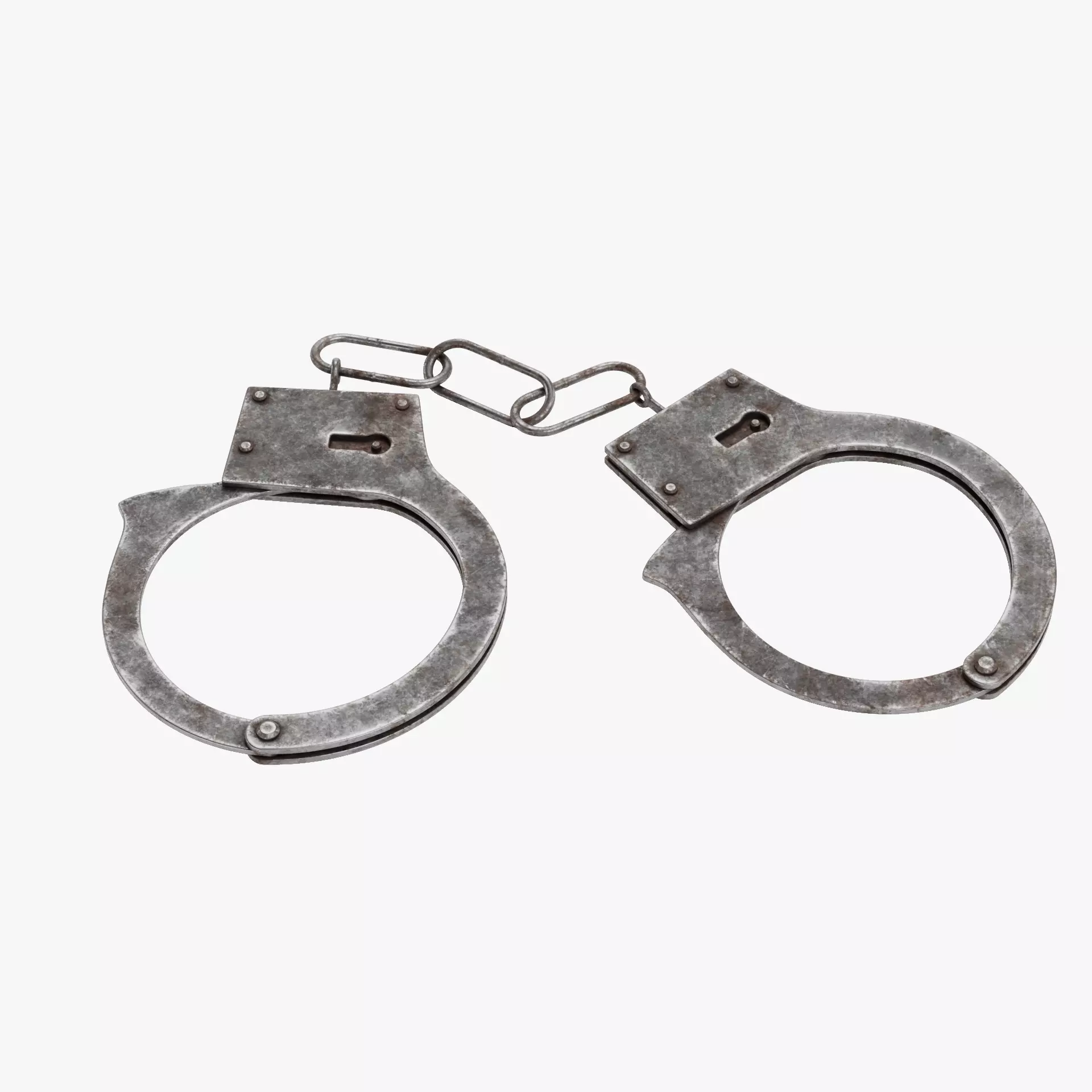 -Old Handcuffs- 3D model_12