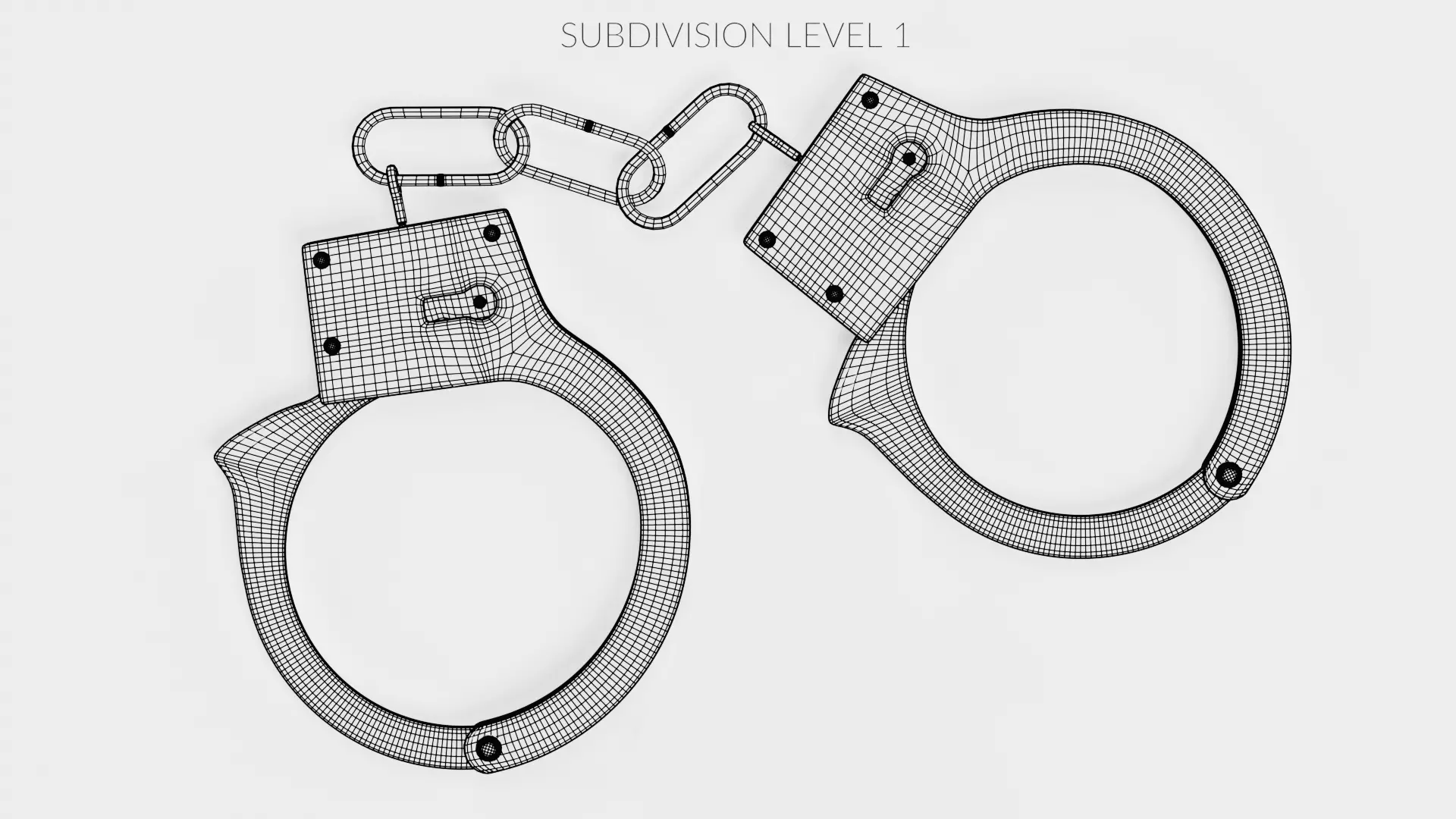 -Old Handcuffs- 3D model_11