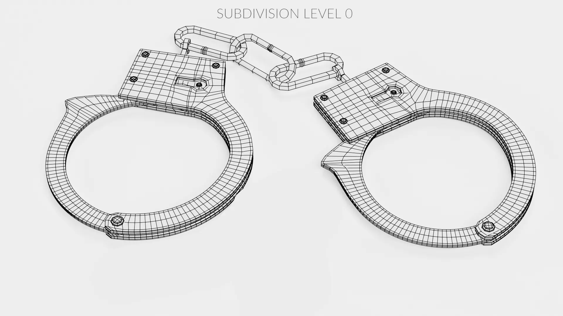 -Old Handcuffs- 3D model_8