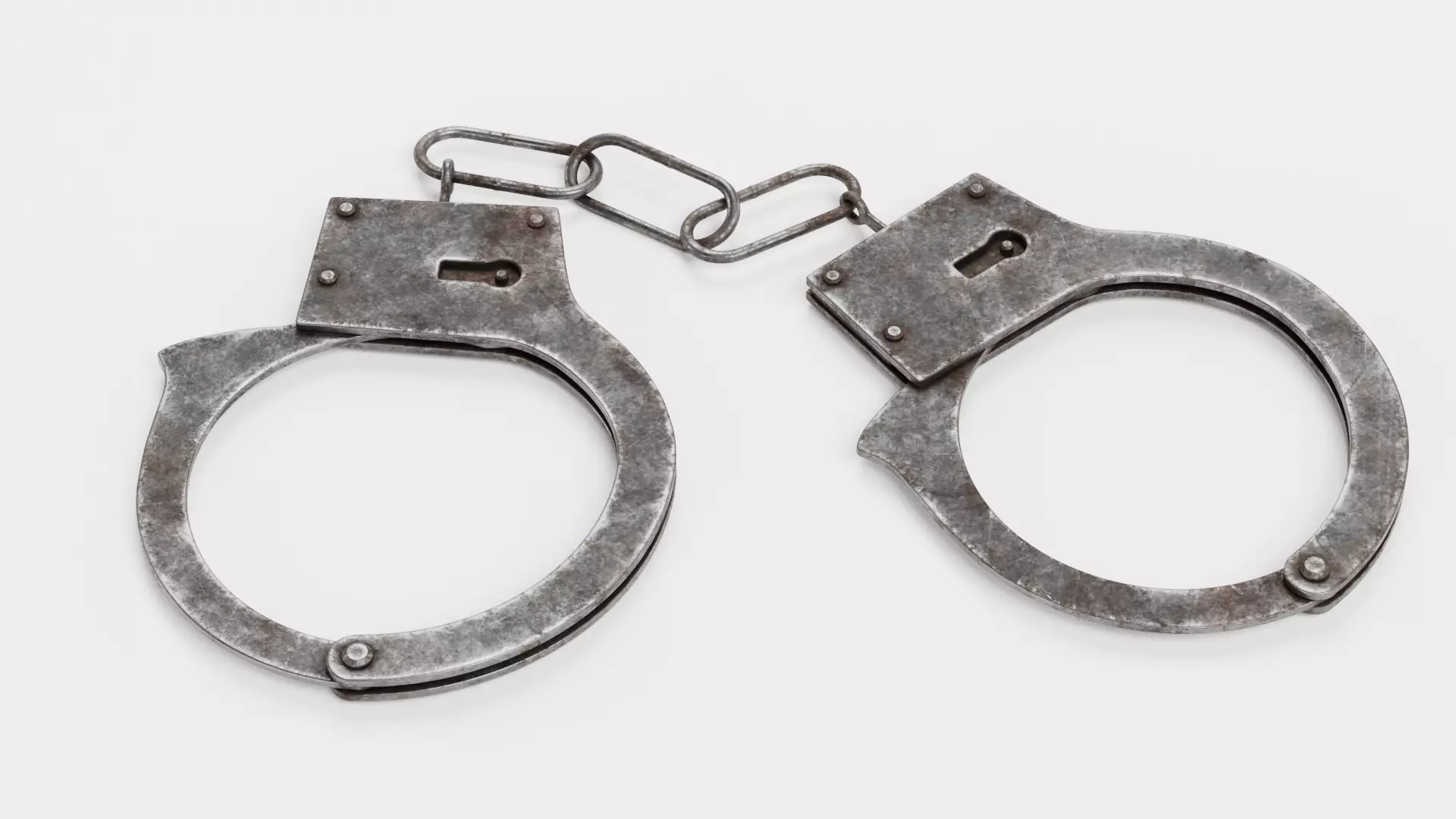 -Old Handcuffs- 3D model_0