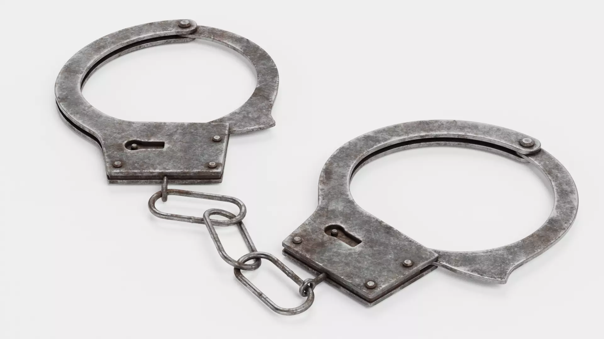 -Old Handcuffs- 3D model_3