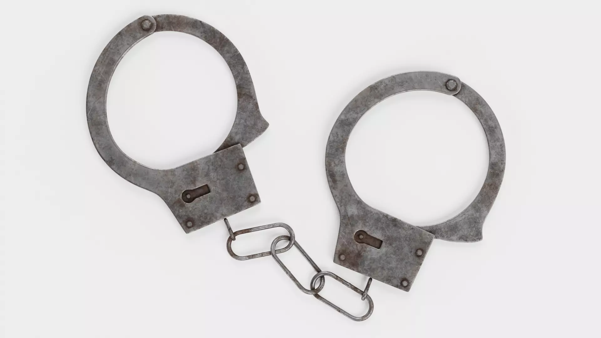 -Old Handcuffs- 3D model_1