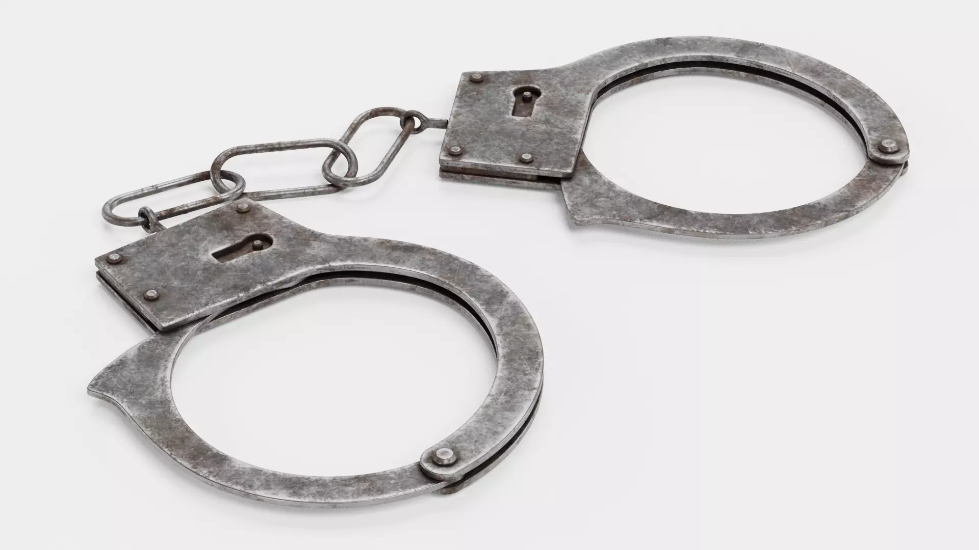-Old Handcuffs- 3D model_2