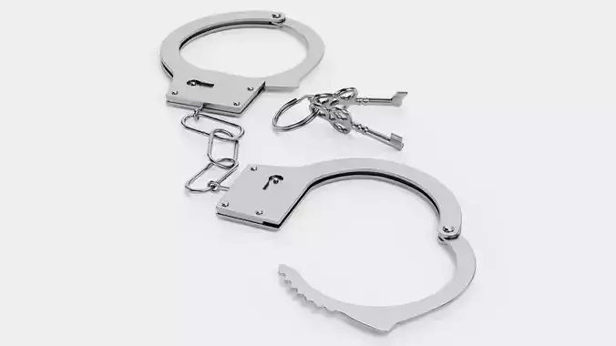 -Handcuffs with Keys-