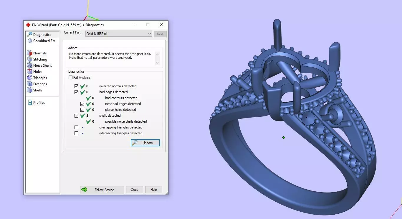 Gold N1559 3D print model_8