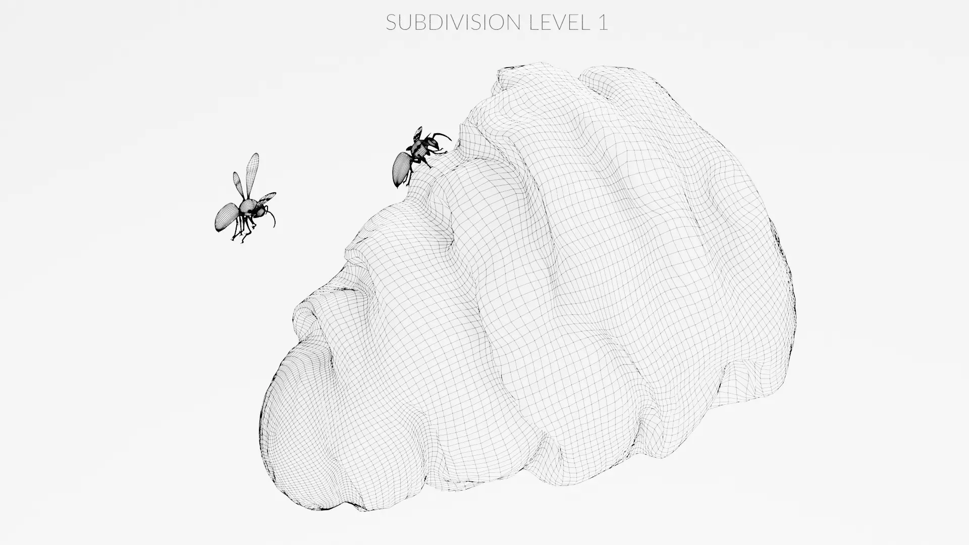 -Hornets with Nest- 3D model_14