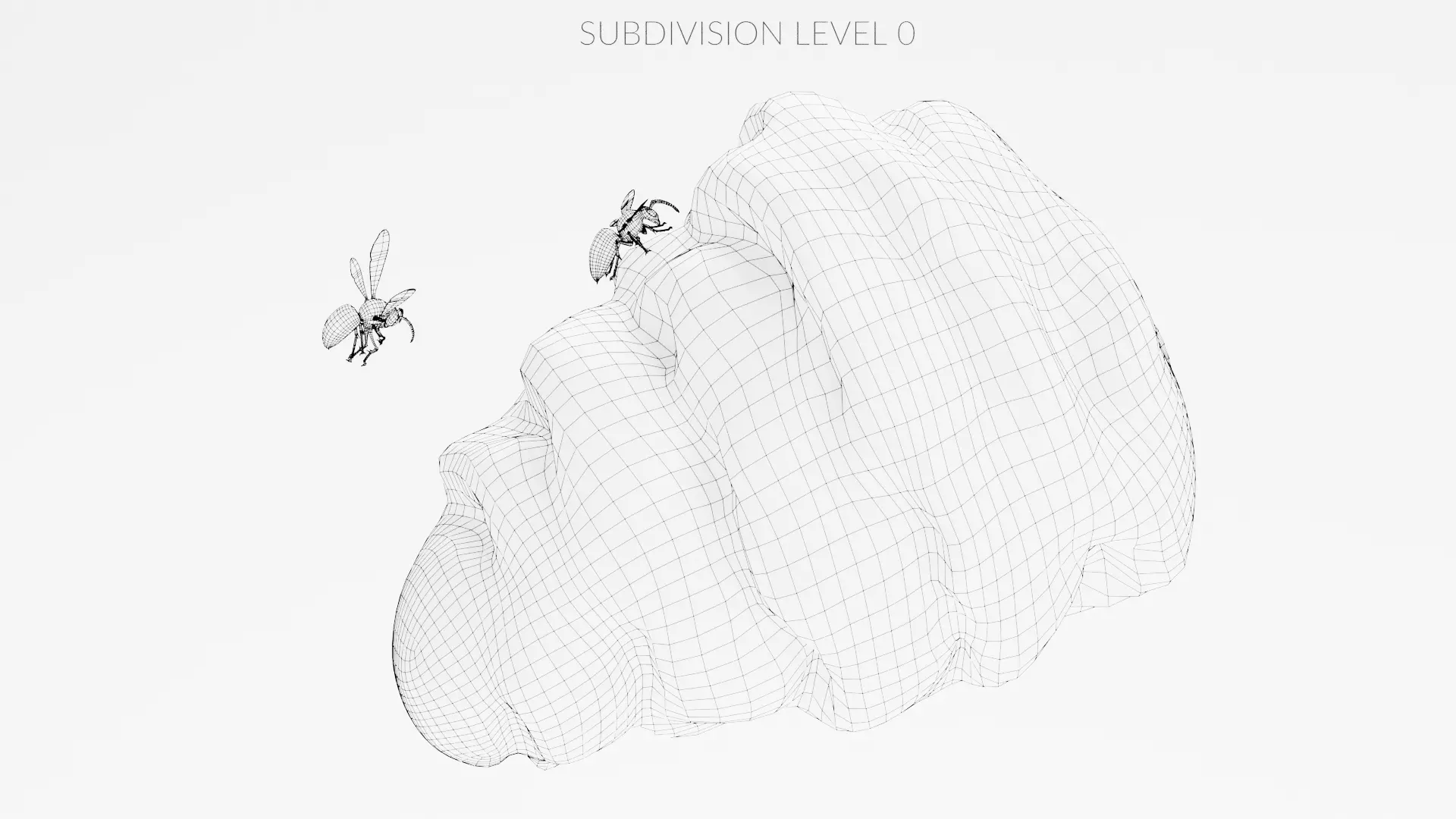 -Hornets with Nest- 3D model_13