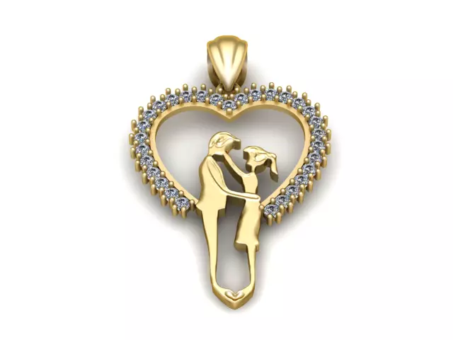 Couple Necklace Pendant 3D Printable Model 3D print model