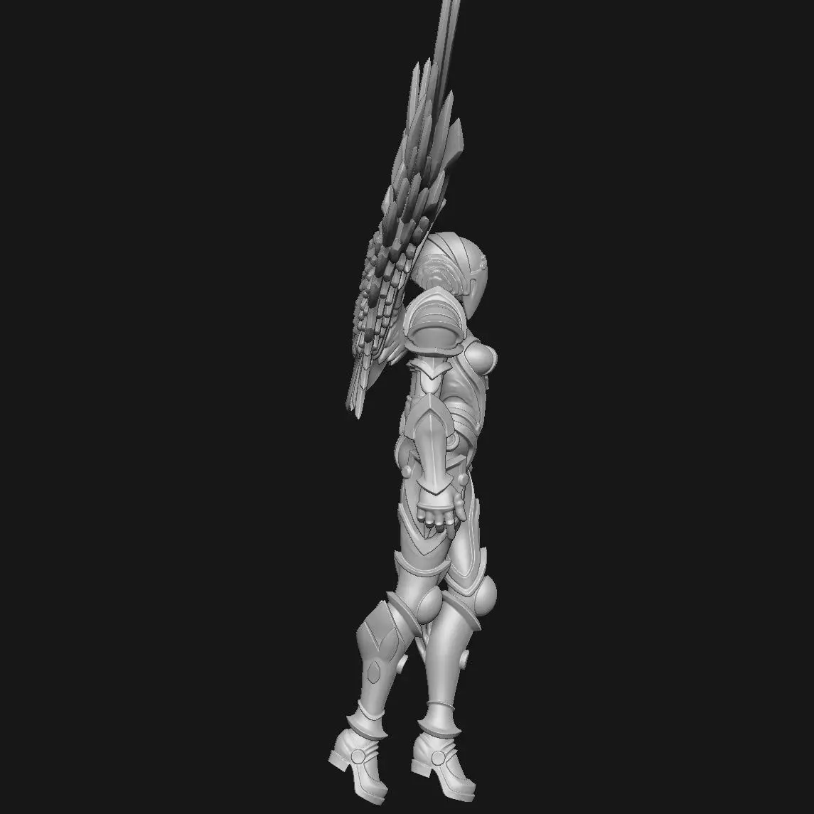 Battle Angel 3D print model_1