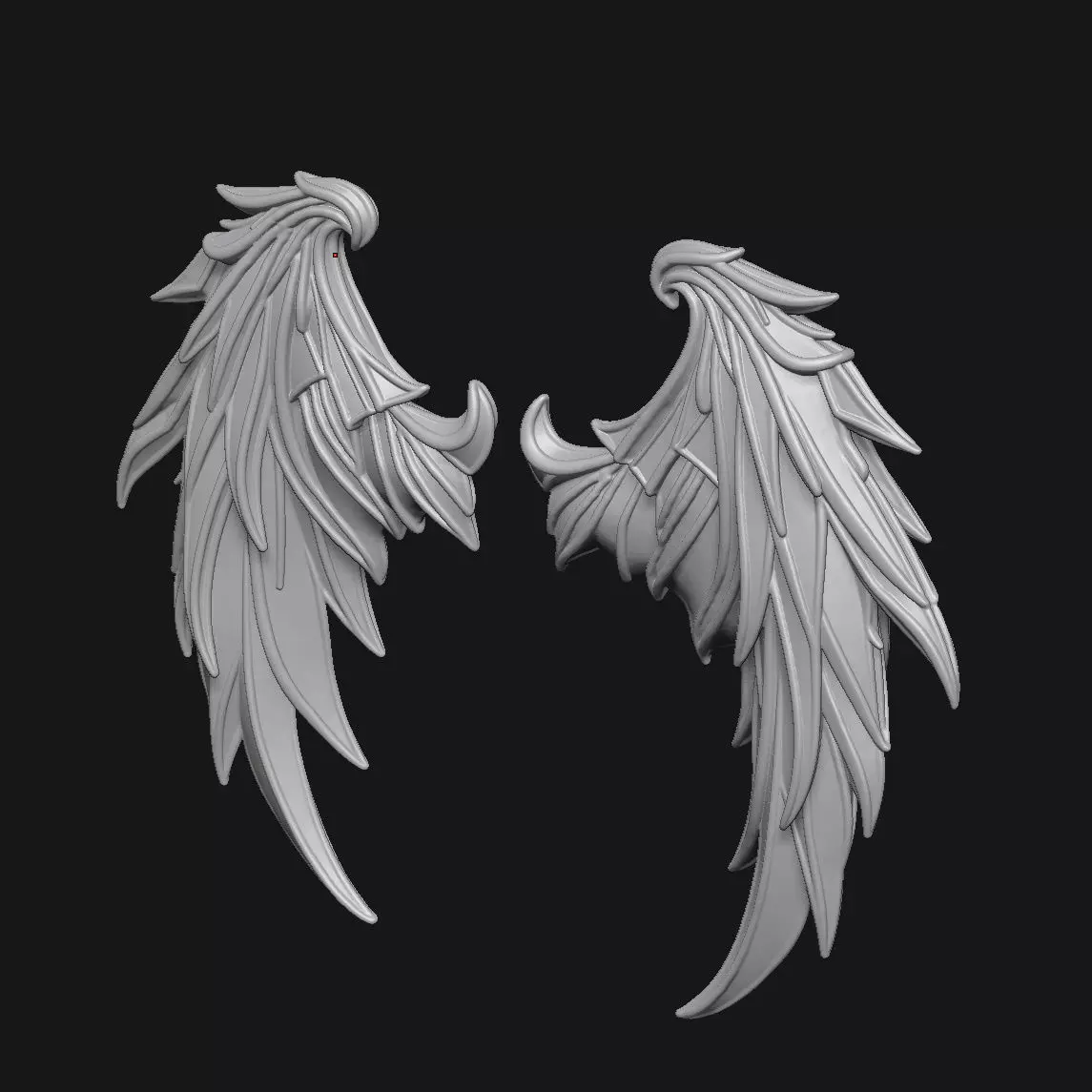 wings 3D print model_1