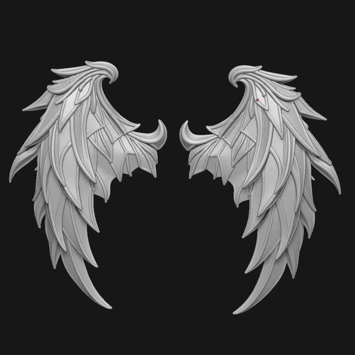 wings 3D print model_2