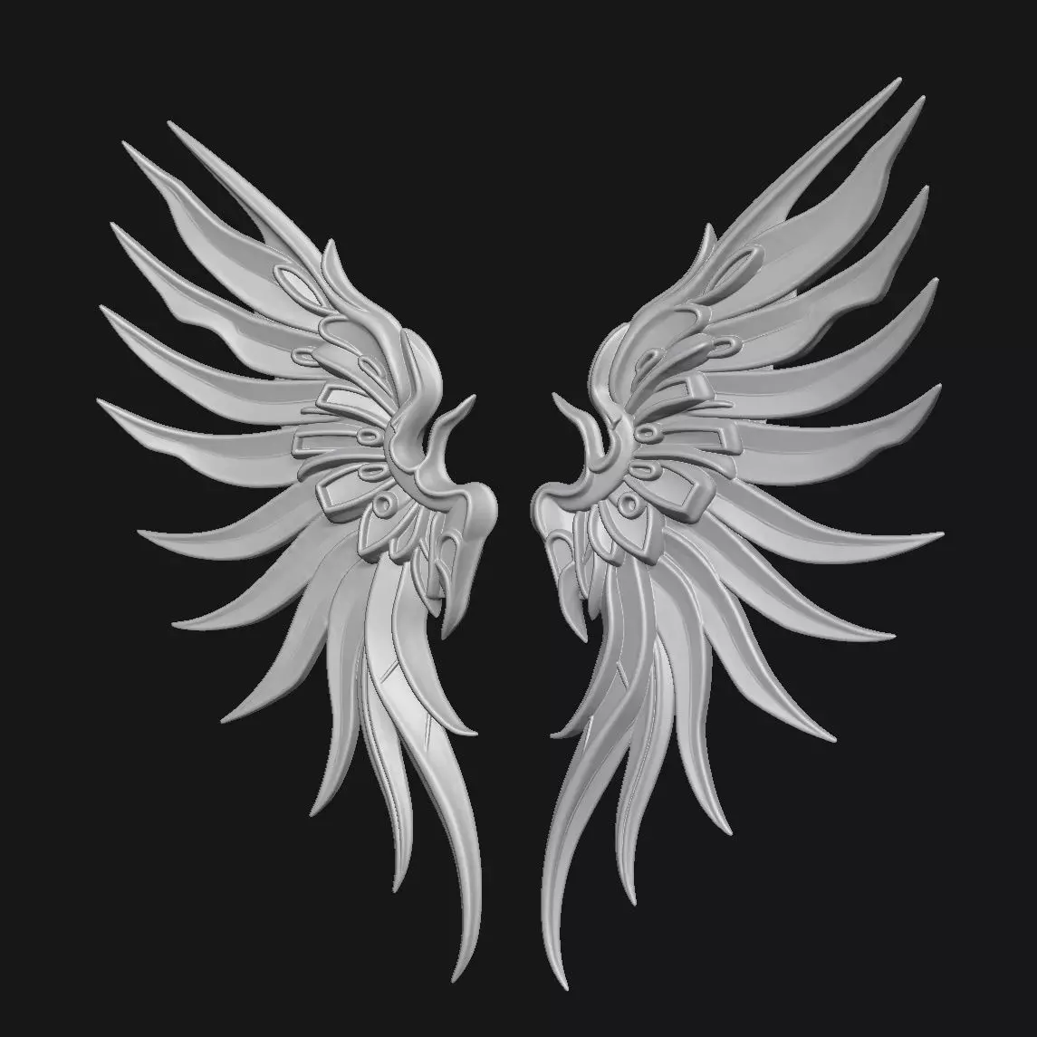 wings 3D print model_2