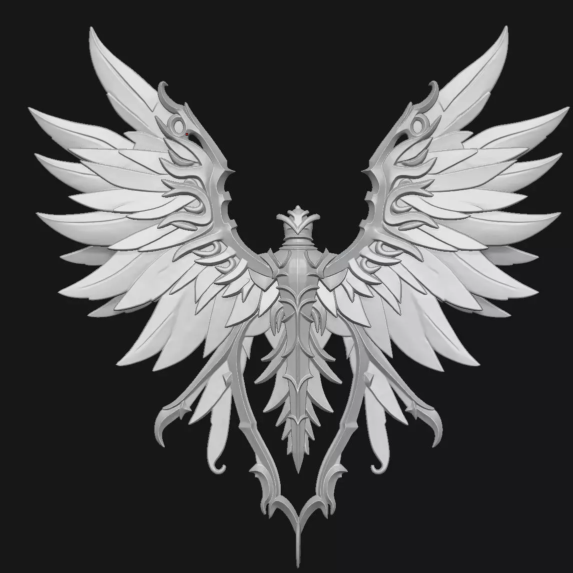 wings 3D print model_2