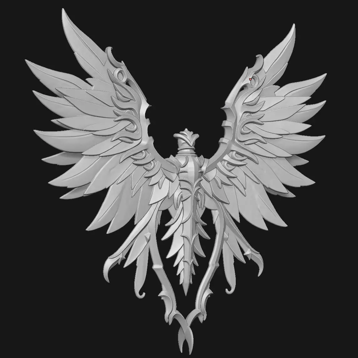 wings 3D print model_0