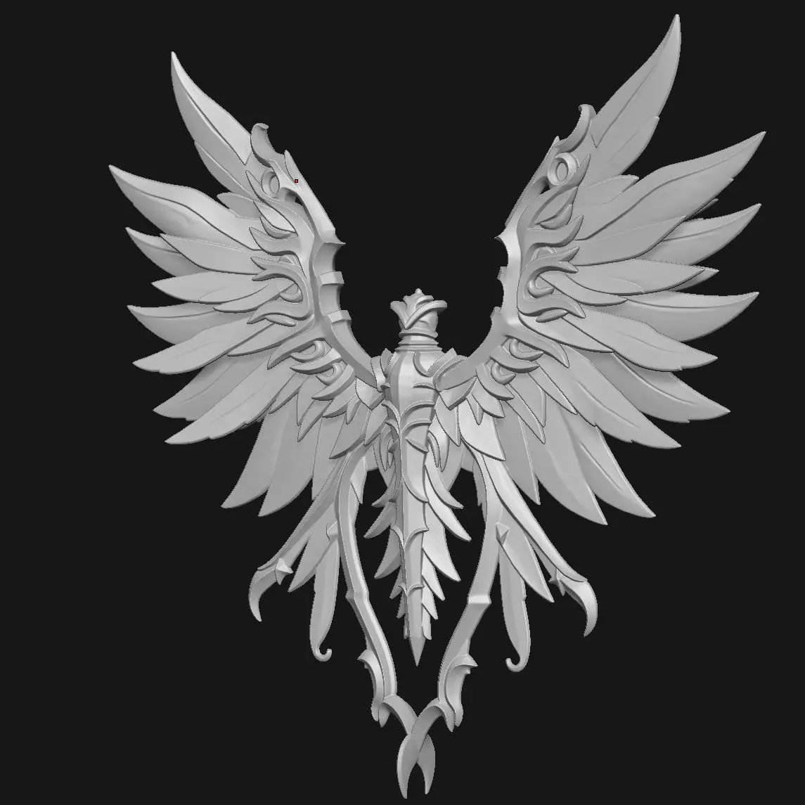 wings 3D print model_1